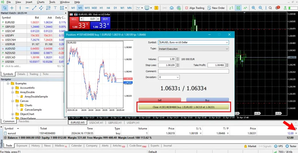آشنایی با محیط کاربری MT5 - بروکر اوتت